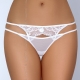Angelic - White Sheer Lace Thongs