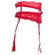 Intense - Red Lace Garter Belt