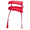 Intense - Red Lace Garter Belt