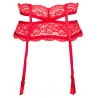 Intense - Red Lace Garter Belt