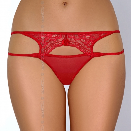 Intense - Red Lace Thongs