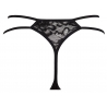 Poison - Black Lace Thongs