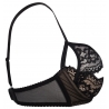 Poison - Black Lace Shelf Bra