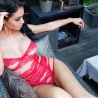 Intense - Red Lace Shelf Bra