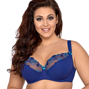 Plus Size Bras For Full Busted - European Large Cup Lace & Satin