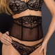 Opium - Black Sheer Corset Belt