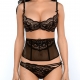 Opium - Black Lace Lined Bra