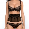 Opium - Black Lace Lined Bra