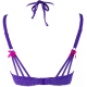 Golden Dream - Violet Lace Balconette Bra