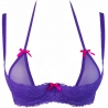 Golden Dream - Violet Lace Balconette Bra