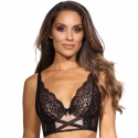 Golden Dream - Black Lace Longline Bra
