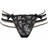 Golden Dream - Black And Gold Thongs