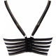 Golden Dream - Black and Gold Longline Bra