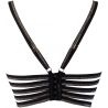 Golden Dream - Black and Gold Longline Bra
