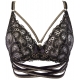 Golden Dream - Black and Gold Longline Bra