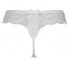 Castle - White Lace Thongs 