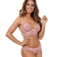 Pink Sheer Lace Thongs - SL11