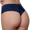 Blue Lagoon 1 - Navy Blue Sheer Cheeky Panties
