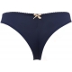 Blue Lagoon 1 - Navy Blue Sheer Thongs
