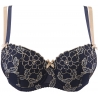Blue Lagoon 1 - Navy Blue Push up Bra