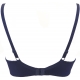 Blue Lagoon 1 - Navy Blue Sheer Bra Plus Sizes
