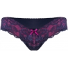 Blue Lagoon 2 - Navy Blue Lace Thongs