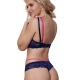 Blue Lagoon 2 - Navy Blue Strappy Thongs