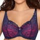 Blue Lagoon 2 - Blue and Pink Push up Bra