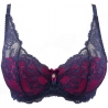 Blue Lagoon 2 - Blue and Pink Push up Bra