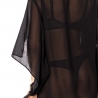 Opium - Black Sheer Mesh Robe