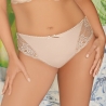 FANCHONE Smooth Beige Lace Bikini Panties