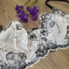 Bounty - White Sheer Balconette Bra