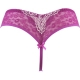 Fuchsia Lace Thong Panties