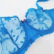 Twist - Turquoise Sheer Balconette Bra