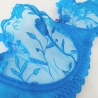 Twist - Turquoise Sheer Balconette Bra