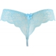 Passion Wave Blue - Sheer Lace Thongs 