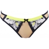 Passion Wave Beige - Neon Yellow Thongs