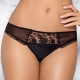 PAMELA Black Sheer Thongs