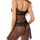 Perfect - Rose Black Sheer Babydoll