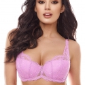 Camelia - Lilac Pink Lace Push up Bra