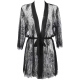 Luxury European Lace Mesh Robe