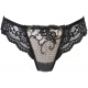 Luxury Lace Black Thongs