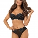 Black Lace Bikini Panties - Valley of Sensations