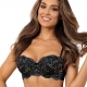 Black Lace Push up Bra - Valley of Sensations