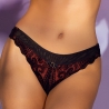 Just Like Heaven 3 - Red Black Lace Thongs