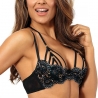 Valley of Sensations 2 - Golden Blue Lace Bra