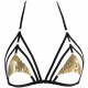 Valley of Sensations 3 - Golden Black Sensual Bra