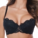 Escapade - Black Lace Push up Bra