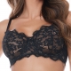 Escapade - Black Lace Unlined Balconette