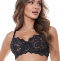 Escapade - Black Lace Unlined Balconette